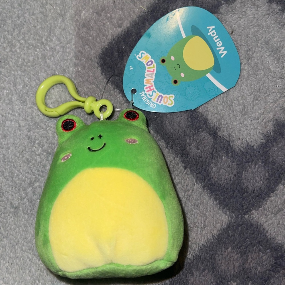 Squishmallows Wendy the Frog 3.5” Clip